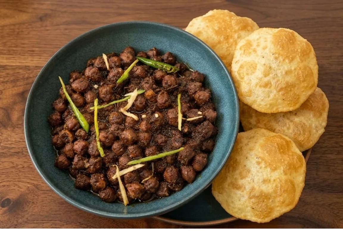 Pindi Chole and Bhatura
